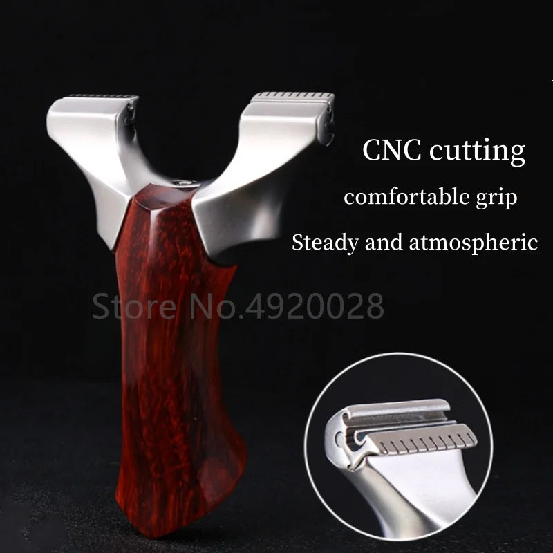 Outdoor Sports High-quality Stainless Steel Slingshot Balanced Rubber Band High-power Hunting Catapult Accessories