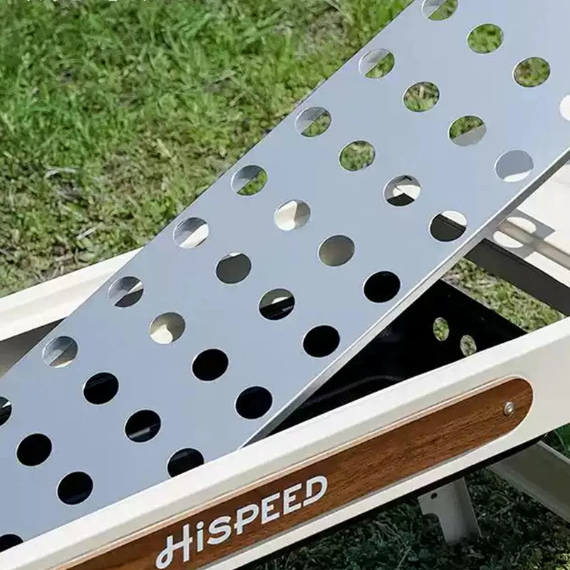 Outdoor IGT BBQ Grill Camping Stainless Steel Grill Camping Folding Portable Small Home BBQ Grill