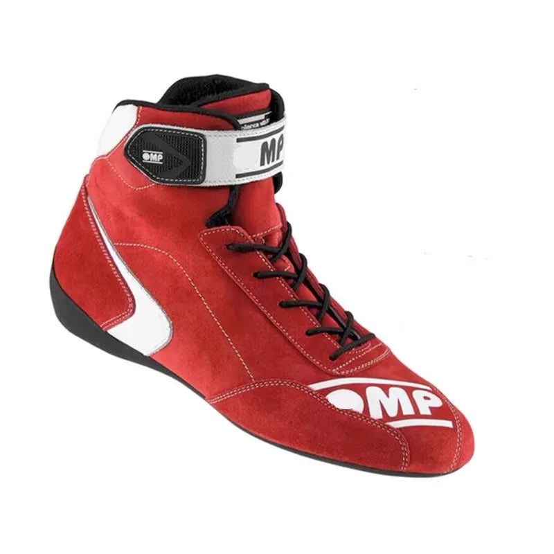 Men's and Women's Boots Comfortable Leather Racing Shoes for driving, cycling, karting, motorcycle riding, casual sports