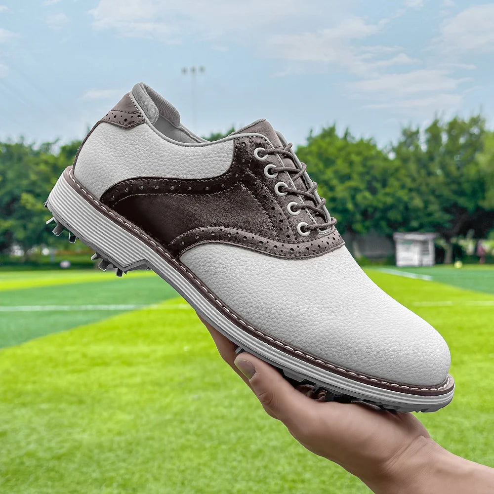 New Luxury Men Golf Lightweight Shoes Non Slip Sneakers for Golfing Golfers Footwears Training Shoes