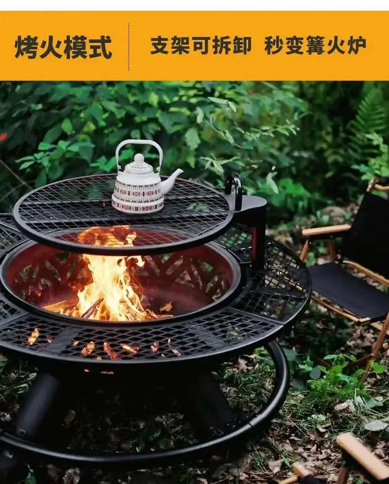 CX010AJ Modern High Quality Barbecue grill, household wood heater, patio, villa campfire, fireplace table, charcoal brazier