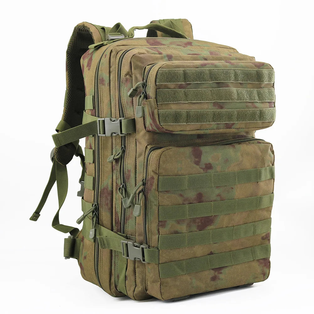 Hotselling Upgrade 3P Attack Tactical Backpack 45L Larger Capacity Waterproof Outdoor Sports Climbing Hiking Travelling Backpack