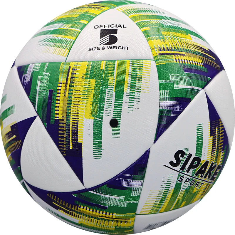 SIPAKE High Quality Size 5 Soccer Ball Official PU Seamless Wear Resistant Outdoor League Sports Football Training MatchFootball