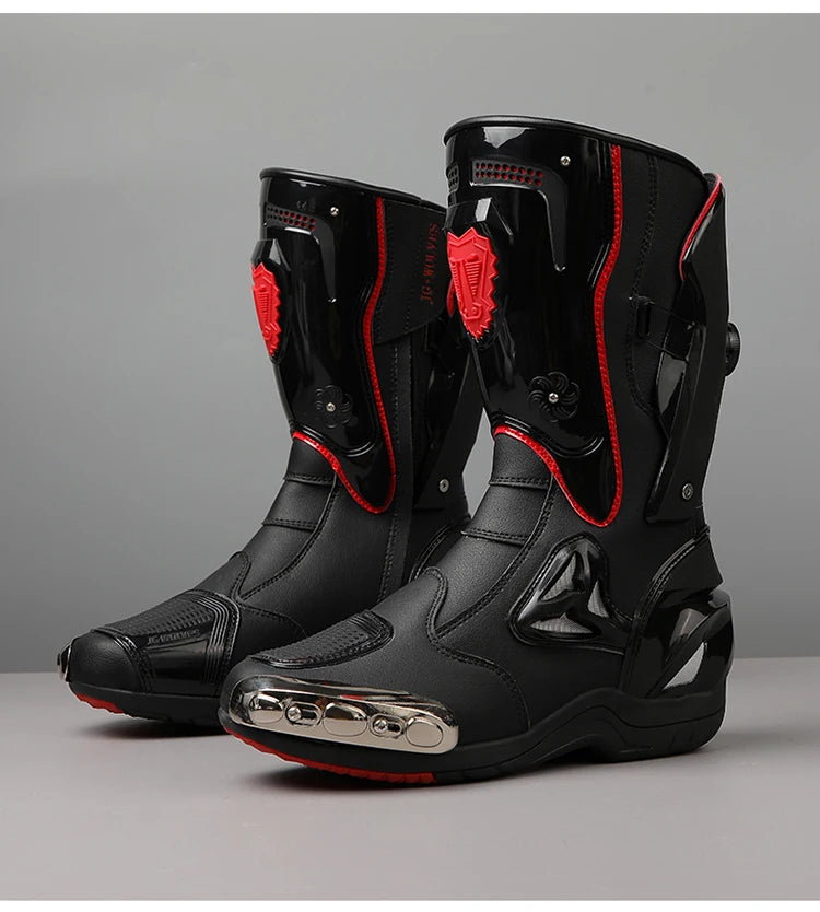 36-47 Anti Fall Motocross Boots Wear-resistant Motorcycle Boots Men's Women Racing Boots Safe Riding Equipment Rally Shoes