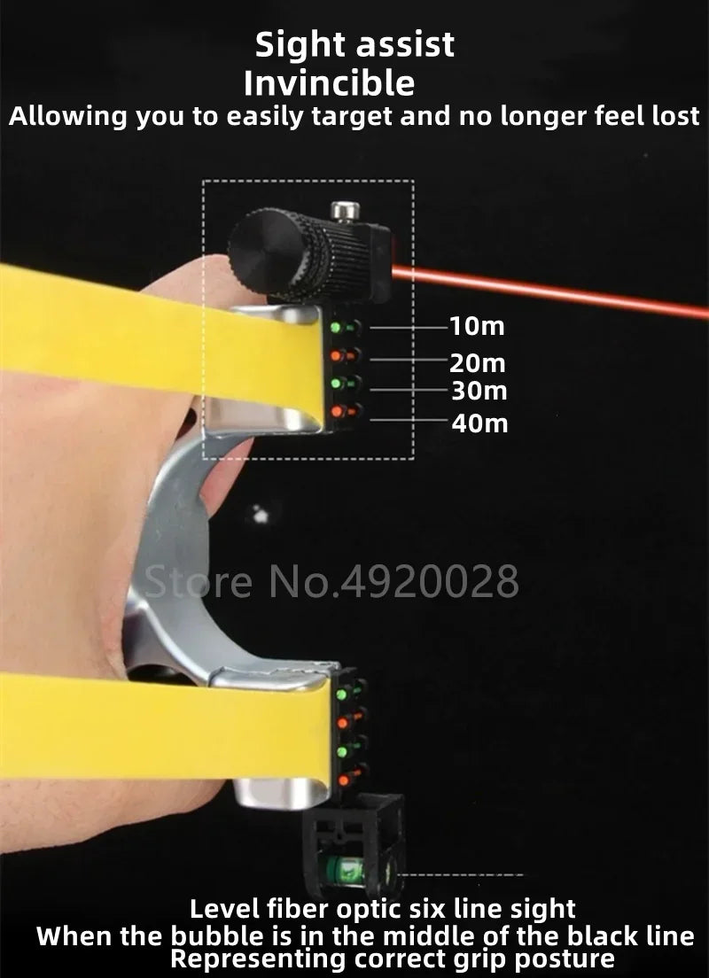 Laser Shooting Slingsshot High Precision Sling Outdoor Hunting Slingshot for Hunting High Precision Catapult Tirachinas Caza