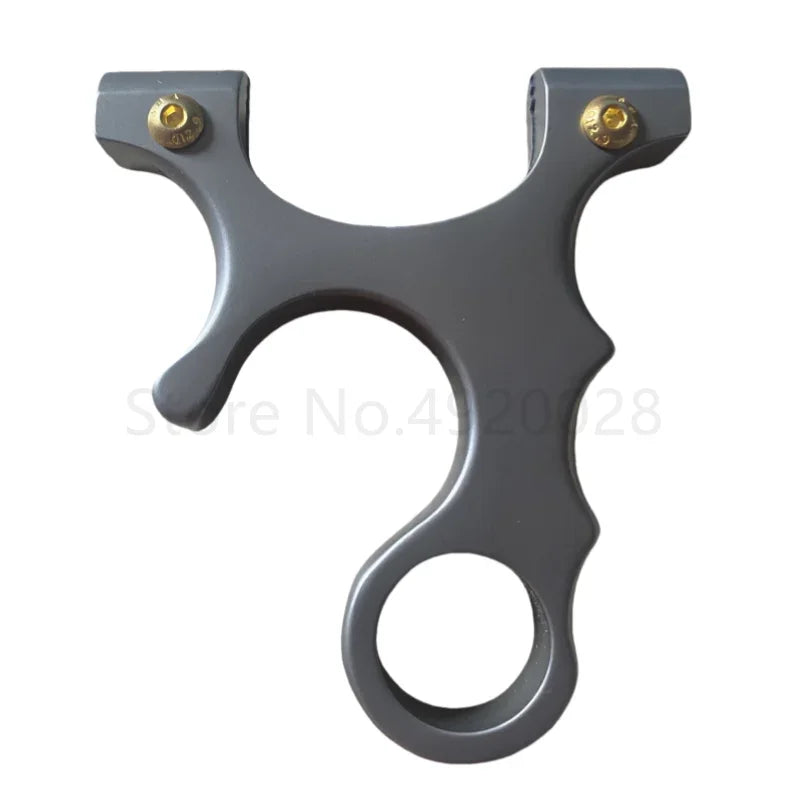 Titanium Alloy TC21 Slingshot New Hunting catapult with Flat Rubber Band Sling shot