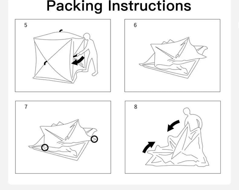 Winter Fishing Tent Ice Fishing Tent Cotton Clip Thick Insulation Windproof Snow Shelter Camping for 2-3 People Pop Up Tent