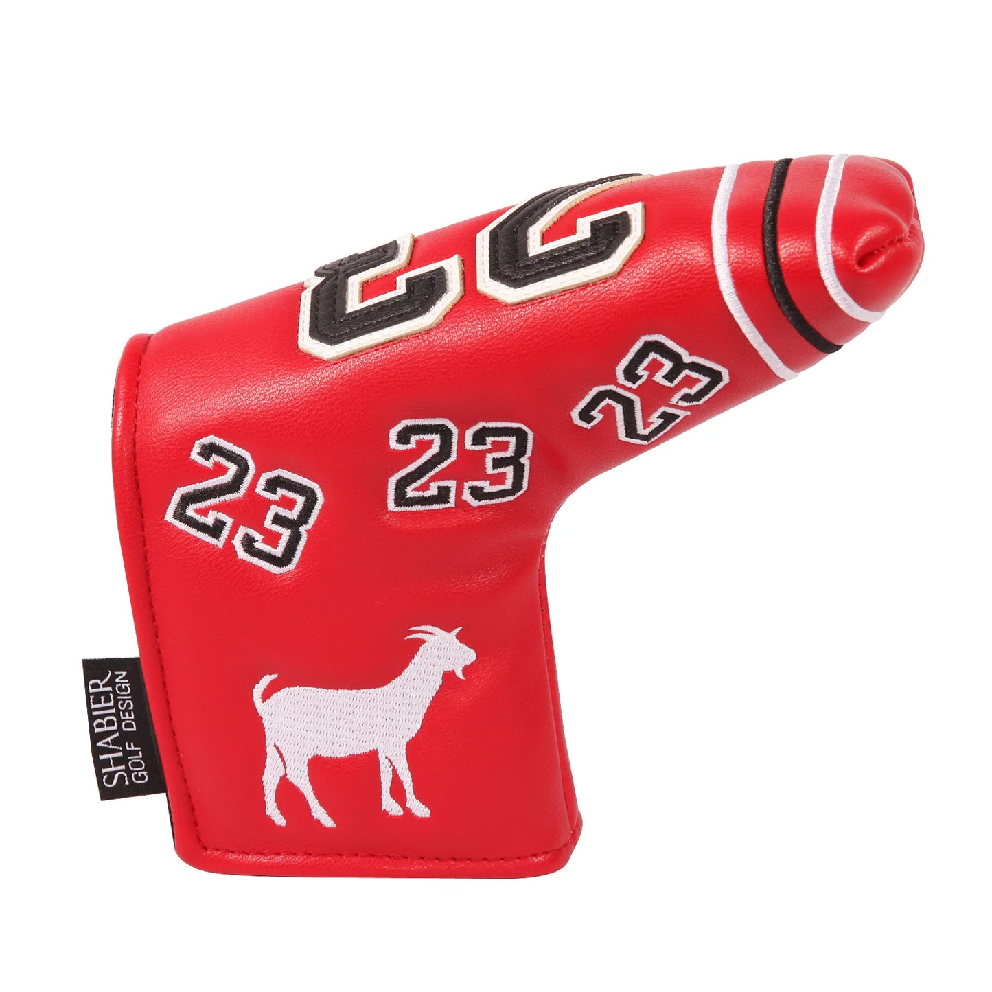 Blade Covers golf putter blade cover White Golf Putter Cover Headcover Closure for Blade Golf Putter