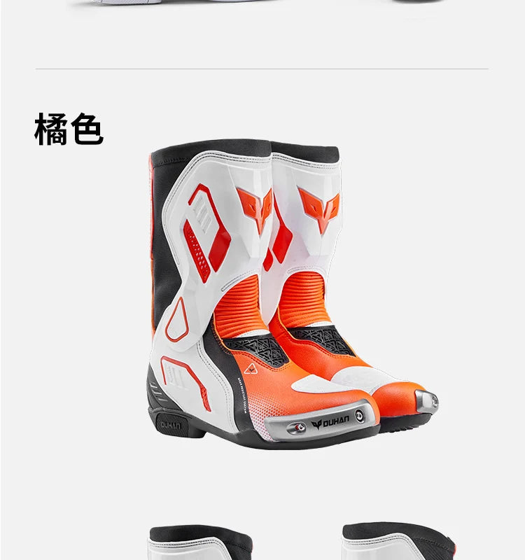 Motorcycle Boots Racing Off-road Shoes Non-slip High-top Motorcycle Professional Waterproof Mountain Bike Boots