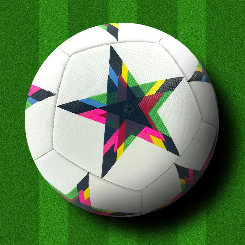 Newest Soccer Balls Standard Size 5 PU Material High Quality Outdoor Official Match Game Football Training Seamless Futbol