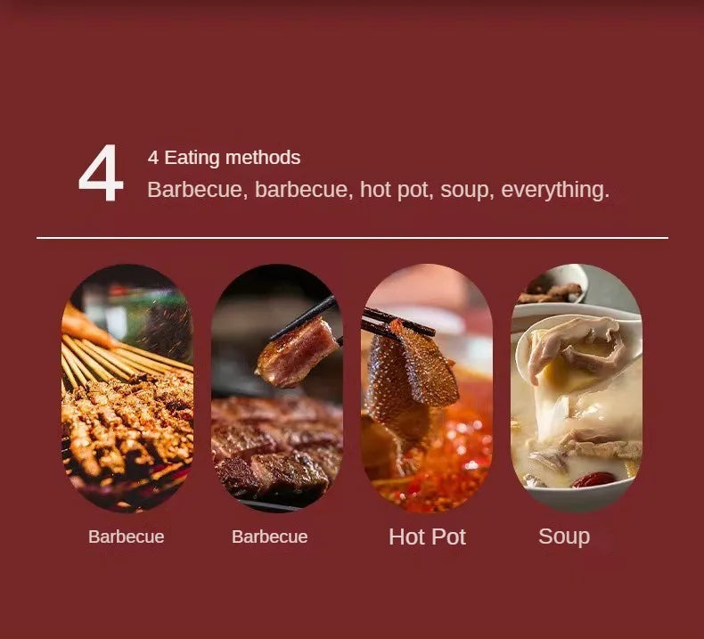 Stainless Steel Korean Barbecue Grill Round Household Commercial Camping Party Charcoal Grill Portable Charcoal Barbecue Grill