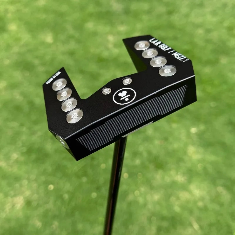Automatic Balance left handed Golf Big Black Fire Golf putter MEZZ.1 Club pace return putter