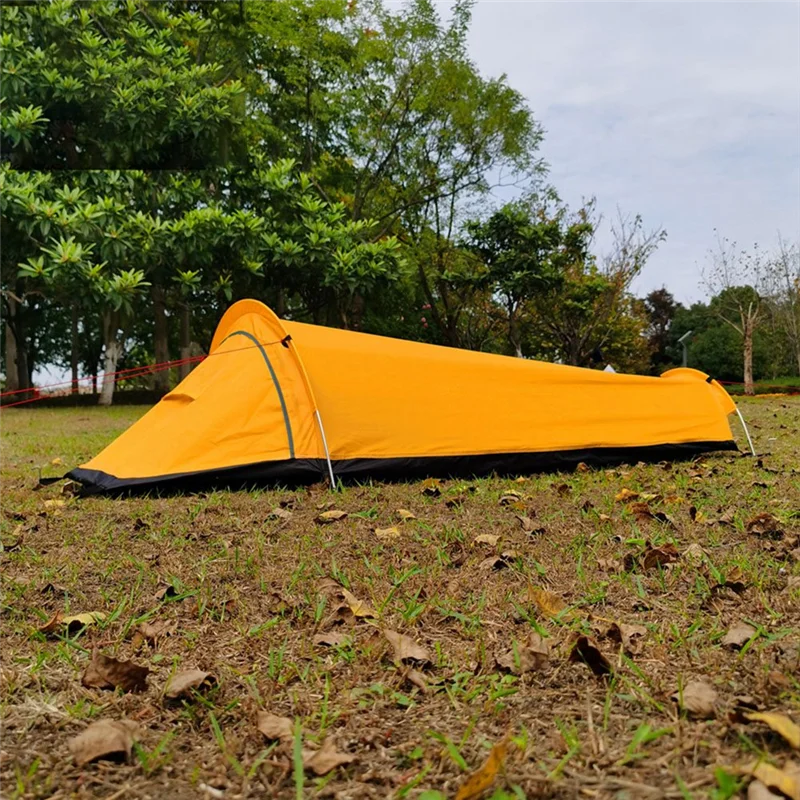 B48B-Urltra-Light Outdoor Equipment Wild Camping Sleeping Bag Tent Single Person Hiking Camping Backpacking Tent Waterproof