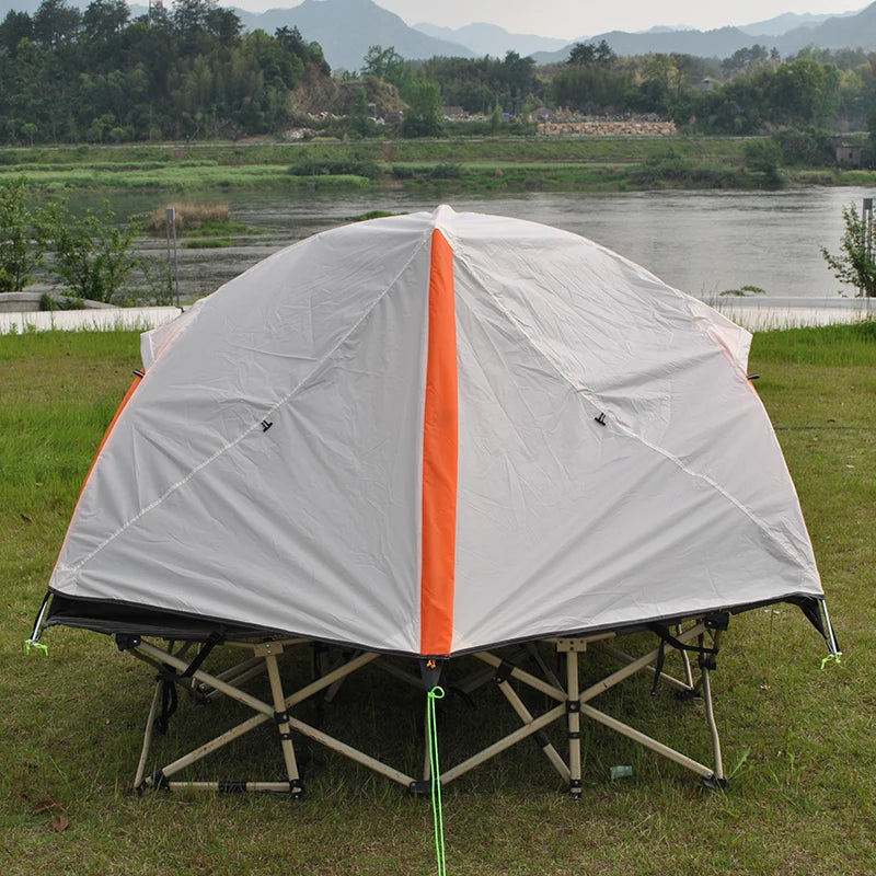 Camping Tent 2 Person, Professional Waterproof & Windproof Lightweight Backpacking Tent Can Be Cot Tent,bed Tent Not Include Bed