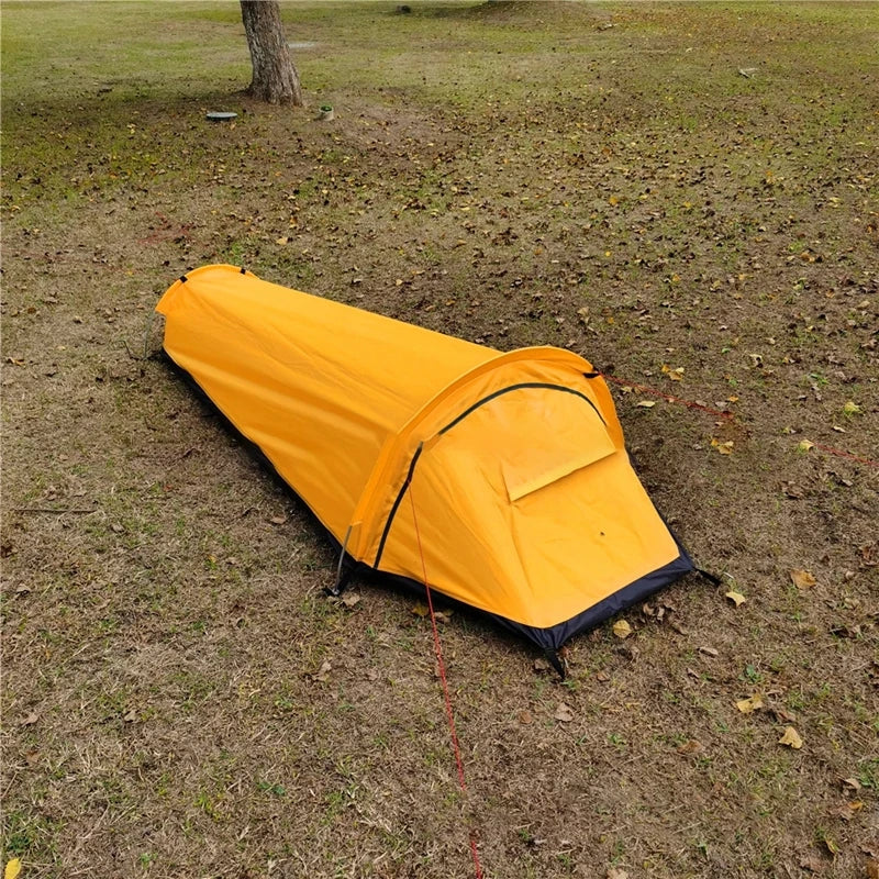 800g Ultralight Tent 1 Person Backpacking Tent for Tourism Cycling Camping Tent Waterproof Sleeping Bag Car Travel Equipment