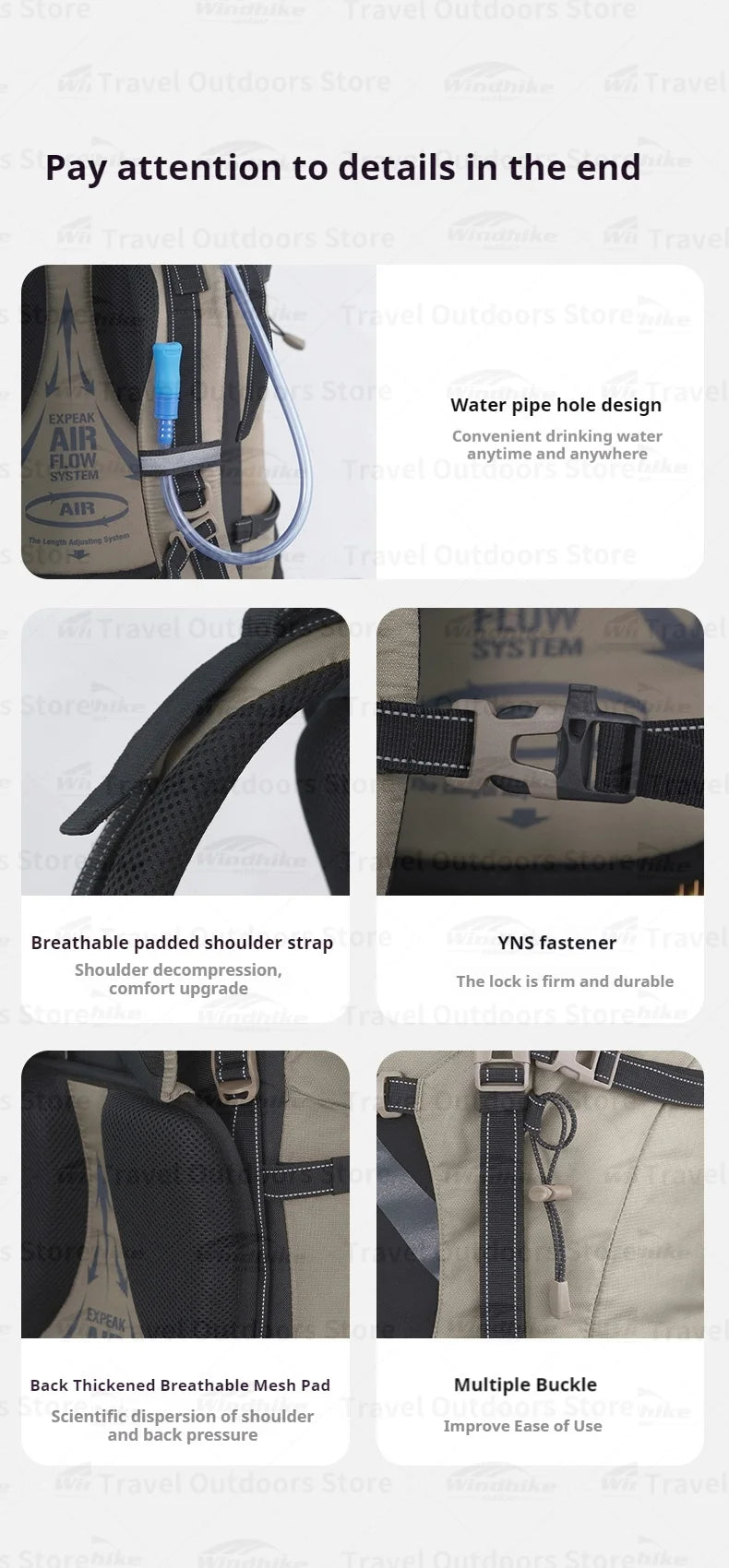 Naturehike 70+5L Backpack Professional Outdoor Climbing Hiking Travel Big Capacity Mountaineering Camping Support System Bag