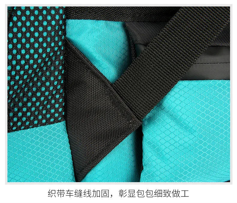 60L Large-Capacity Outdoor Mountaineering Backpack,Anti Splashing Water Wear-Resistant Camping Hiking And Cross-Country Backpack