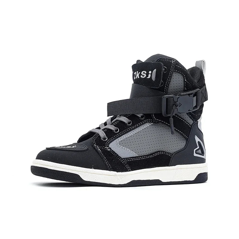 Motorcycle Riding Shoes Motocross Racing Boot Motorcycle Rally Training Shoes Anti Collision Protective Shoes Rider Equipment