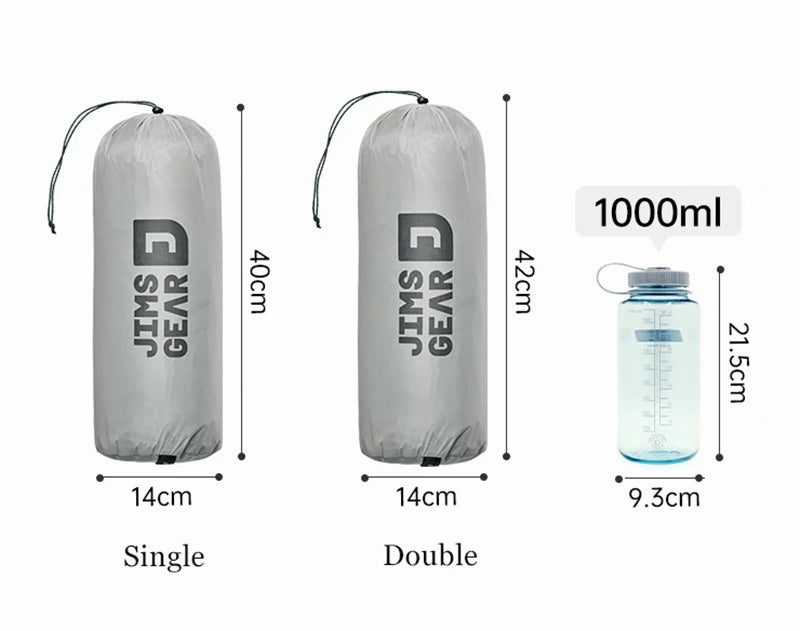 Naturehike Jims Gear Outdoor Camping Tents 1-2 Person 15d Nylon Silicone Coating Ultralight 4 Seasons Hiking Picnic Travel Tents