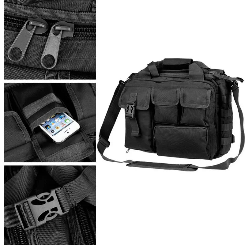 Military Backpack Tactical Molle Nylon Messenger Shoulder Bag Laptop Handbags Briefcase Outdoor Multifunction Climbing Bag