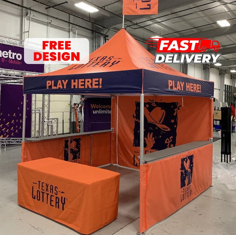 TB 600D Waterproof Outdoor Folding Gazebo 10x10ft Advertising Tents Roof Oxford Cloth Portable Sidewall Cover Fabric Canopy Tent