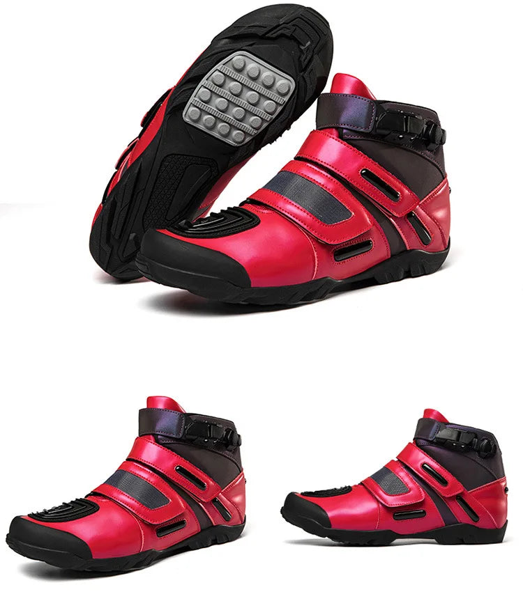 Motorcycle shoes Motorcycle riding shoes Male knight cross-country boots Racing short boots Motorcycle travel equipment