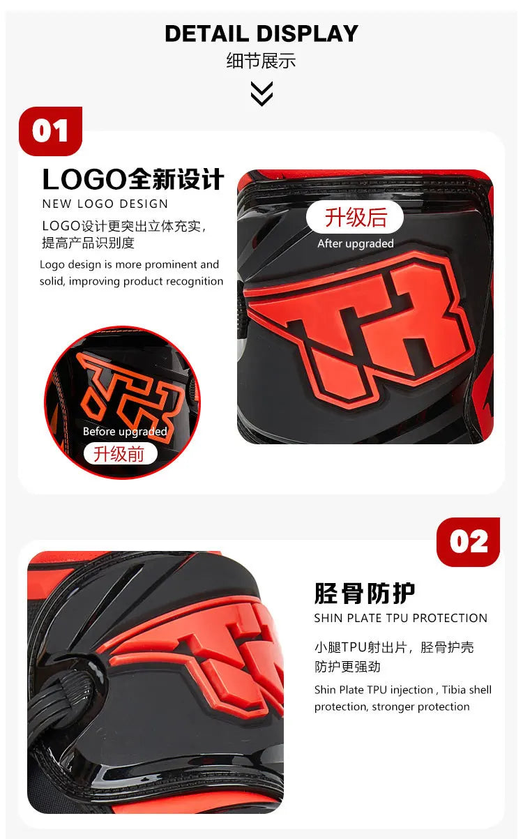 Motocross Enduro Professional Racing Boots Motorcycle Off-road Bottas Motorboat Shoes ATV MTB Motorcycle Long Racing Boots