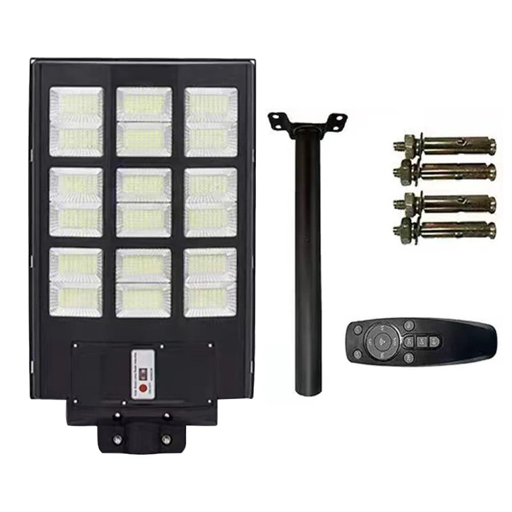 Solar Motion Sensor Street Lights Waterproof 8000LM Outdoor Flood LightsAuto Dusk to Dawn for Garden,Driveway,Yard