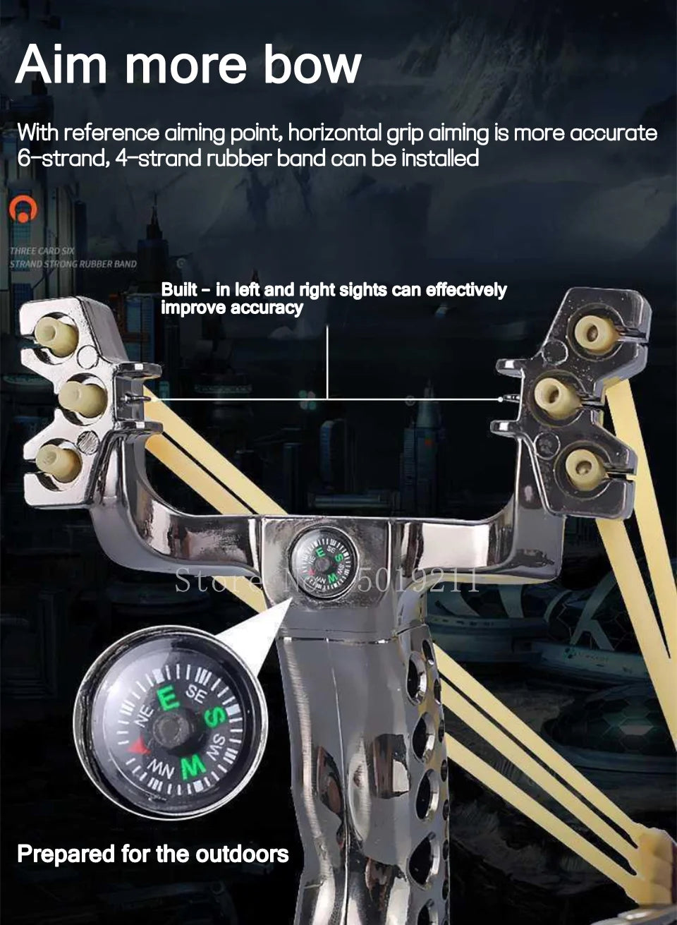 Wrist Rest Assist Slingshot Hunting Resin Slingshot Sling Shot With Rubber Bands Outdoor Hunting Catapult Shooting Steel Balls