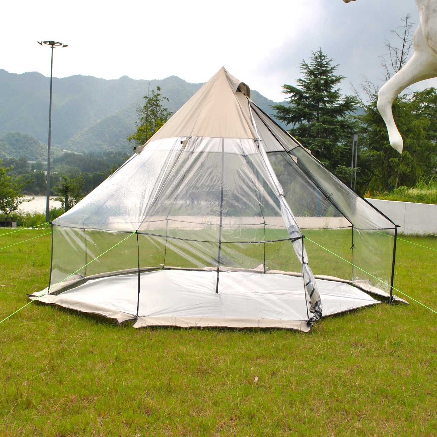 Regatta Mongolian Bell Tent - W/StoveJack, Waterproof, 4 Season Luxury Camping and Glamping Yurt Tent Outdoor