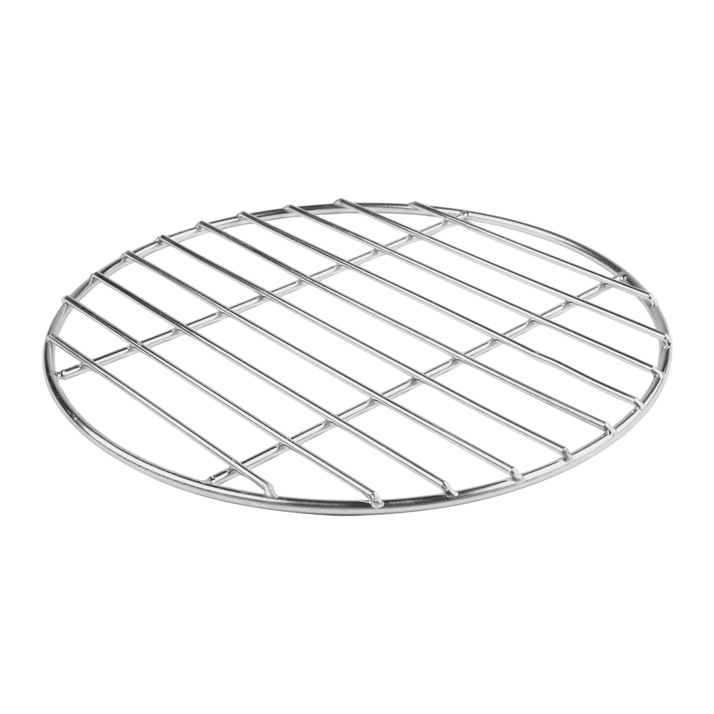 Stainless Steel Round Grid Net 30cm/35cm/40cm Barbecue Net Picnic Baking Tray BBQ Grid Grill For Outdoor Camping Supplies