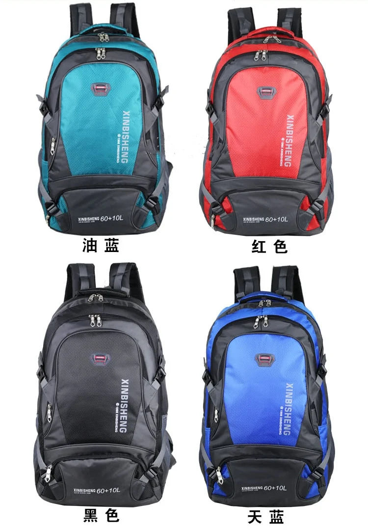 70L Outdoor Hiking Sports Travel Backpack School Bag Large Capacity Trekking Camping Climbing Back Pack Rucksack Tactical Bags