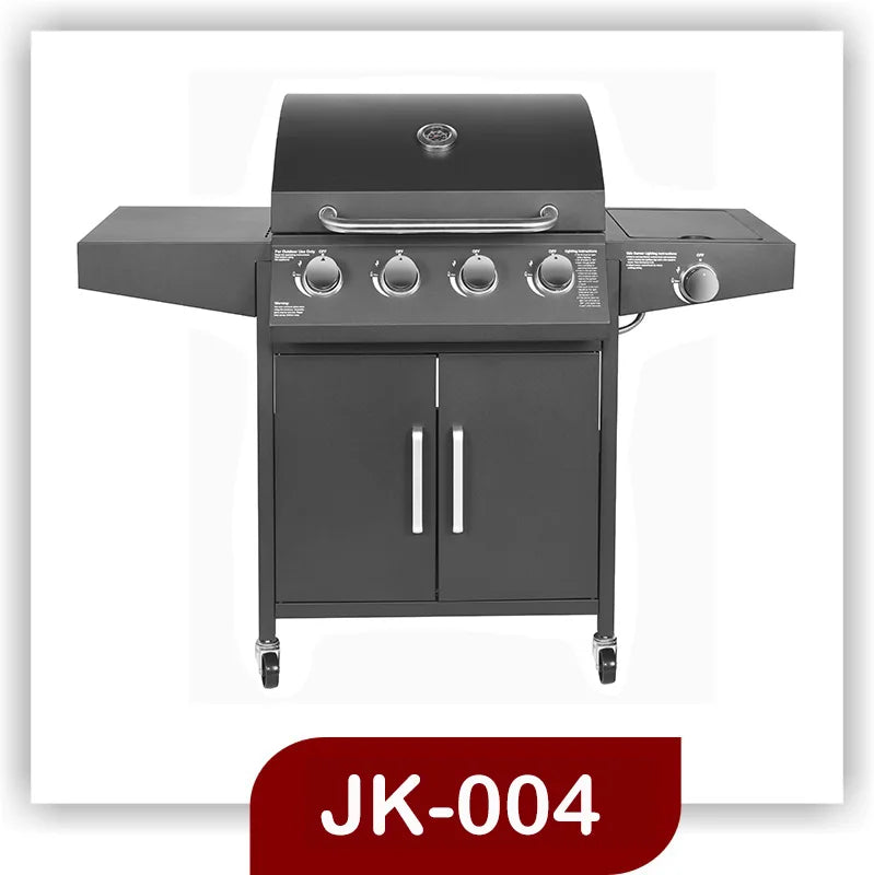 Factory Original Charcoal BBQ Grill With Side Tables Outdoor Smoker Ideal For Camping Tailgating Patio Garden