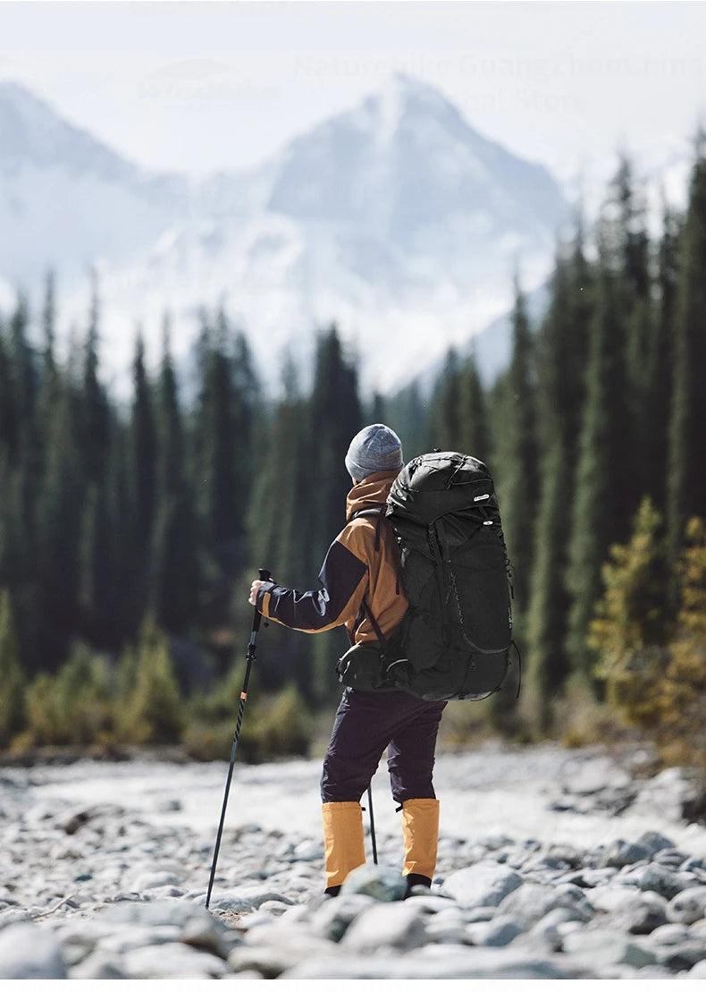 Naturehike 70L Hiking Backpack Outdoor Rainproof With Rain Cover Knapsack Climbing Shoulder Bag Travel Camping Rucksack Portable