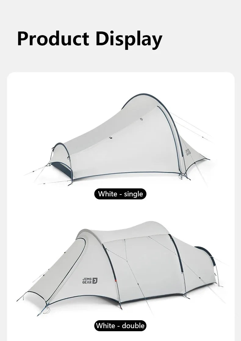 Naturehike Tunnel 1 2 Person Camping Tent Outdoor Tent For Camping Biking Hiking Muntaineering Waterproof 15D Nylon Material