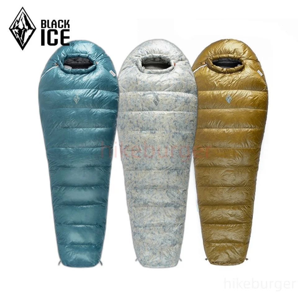 Black Ice Z-series 800FP Outdoor Camping Sleeping Bag Ultralight Coldproof Mummy Goose Down Tent Thickness Sleeping Bag