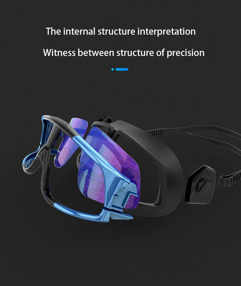 New Fashion Large Frame Swimming Goggles for Women Man HD Antifog Glasses Adult Manufacturer Direct Wholesale