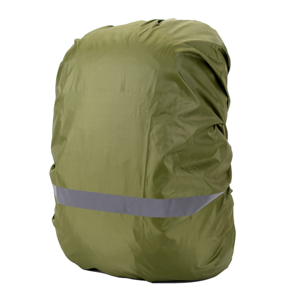 10-70L Backpack Rain Cover Outdoor Travel Hiking Climbing Bag Cover Foldable Waterproof With Safety Reflective Strip Raincover