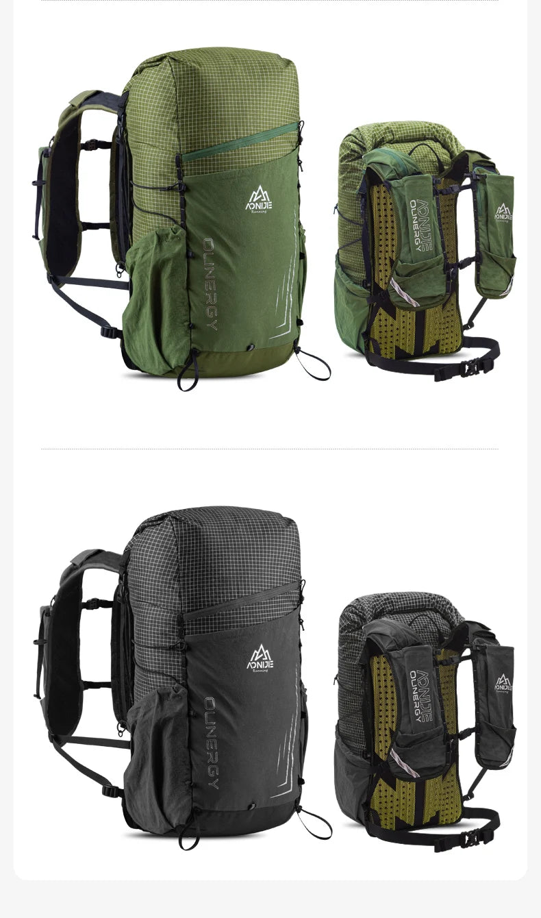 AONIJIE 30L Large Capacity Outdoor Climbing Backpack Camping Daypack Travel Bag For Hiking Trekking Mountaineering