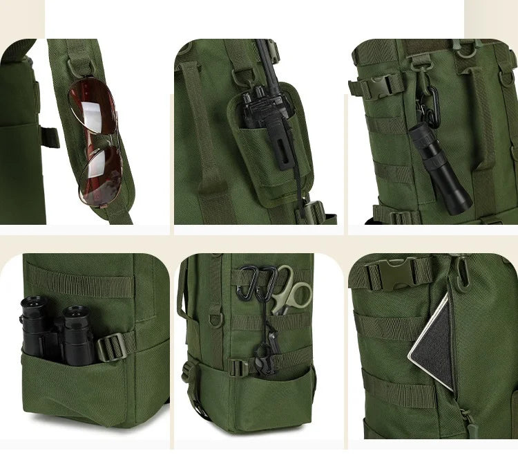 Waterproof Sports Climb Bag Multifunctional Backpack With Large Capacity For Men Fishing Equipment Gear Backpack Handbag