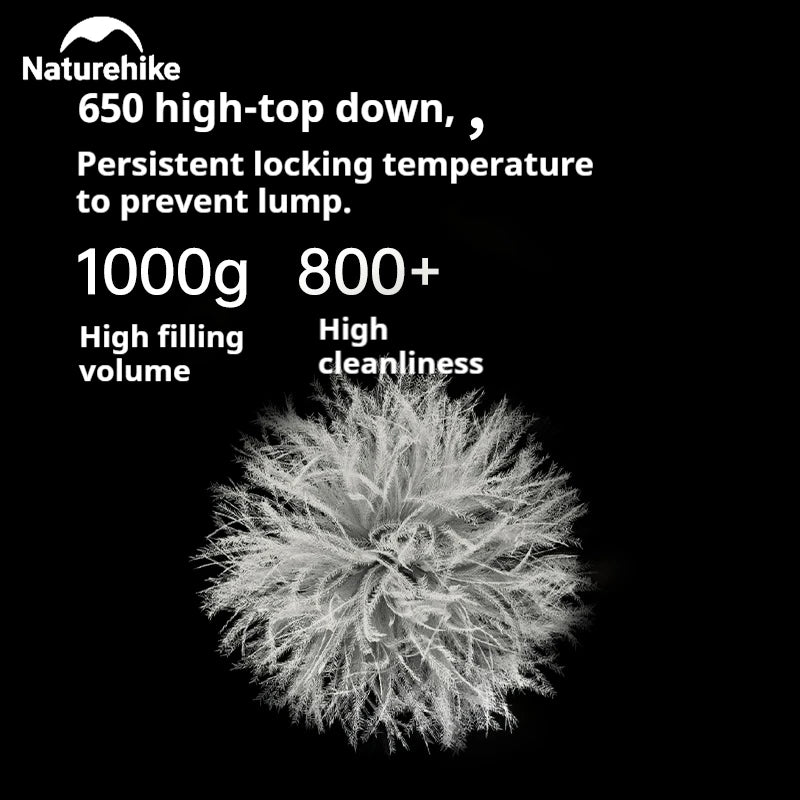 Naturehike Snowbird Mummy Sleeping Bag 650FP Duck Down -20°C Winter Outdoor Camping Warm Ultralight Thickened Adult Sleeping Bag