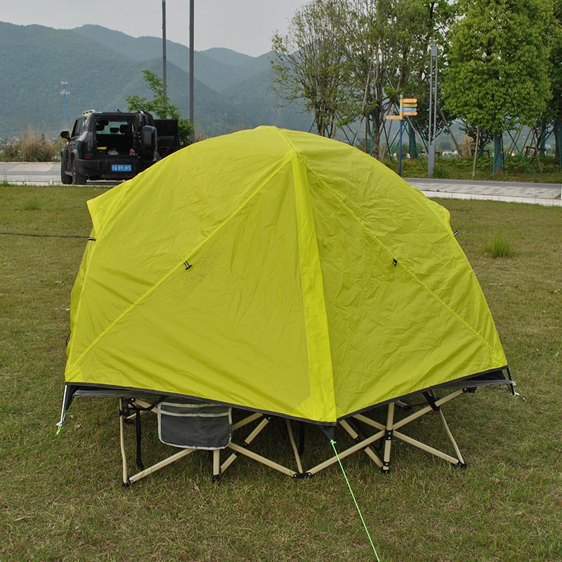 Ultralight 2 Person Backpacking Tent Can Be Used As Cot Bed Tent or Bikepacking Tent, Light Weight Cot Tent Not Include Bed