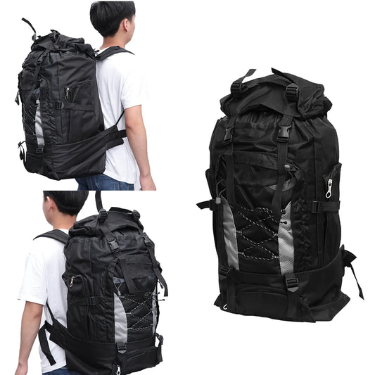 80L Multifunctional Backpacks for Travel Waterproof Daypack for Hiking Camping Sports Lightweight Shoulder Bag Outdoor Backpack