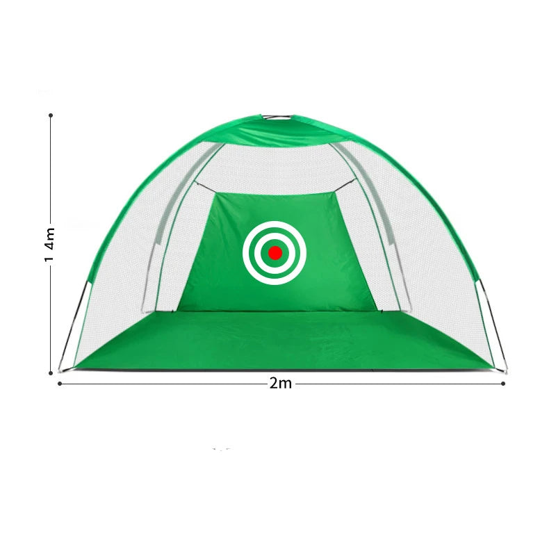 PGM Brand Golf Hitting Cage Indoor 2M 3M Golf Practice Net Tent Garden Grassland Golf Training Equipment Mesh Mat Outdoor Swing