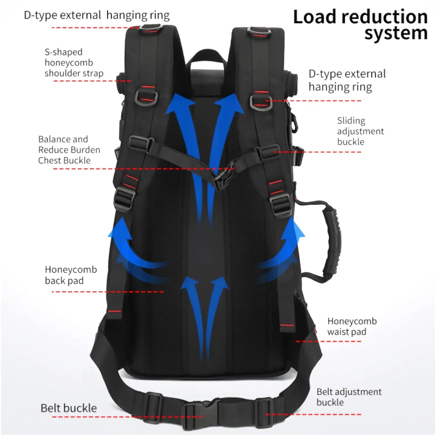 Travel Backpack Large Carry on Backpack Durable Convertible Duffle Bag Fit for 17 Inch Laptop with Shoe Compartment Wet Pocket