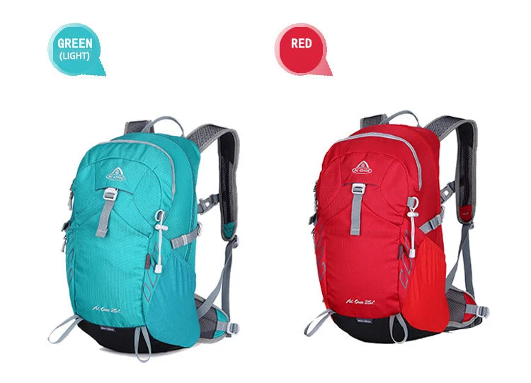 25L Sports Hiking Outdoor Backpack Camping Climbing Bag Nylon Multifunctional Bicycle Bike Bag Travel Shoulder Bag for Men Women