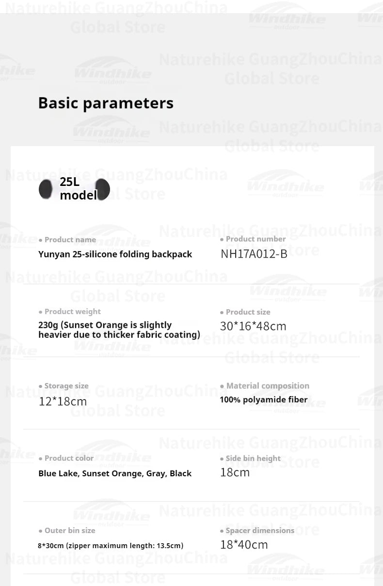 Naturehike 25L/30L Folding Backpack 30D Nylon Silicone Waterproof PU2000+ Outdoor Travel Climbing Hiking Ultralight Shoulder Bag