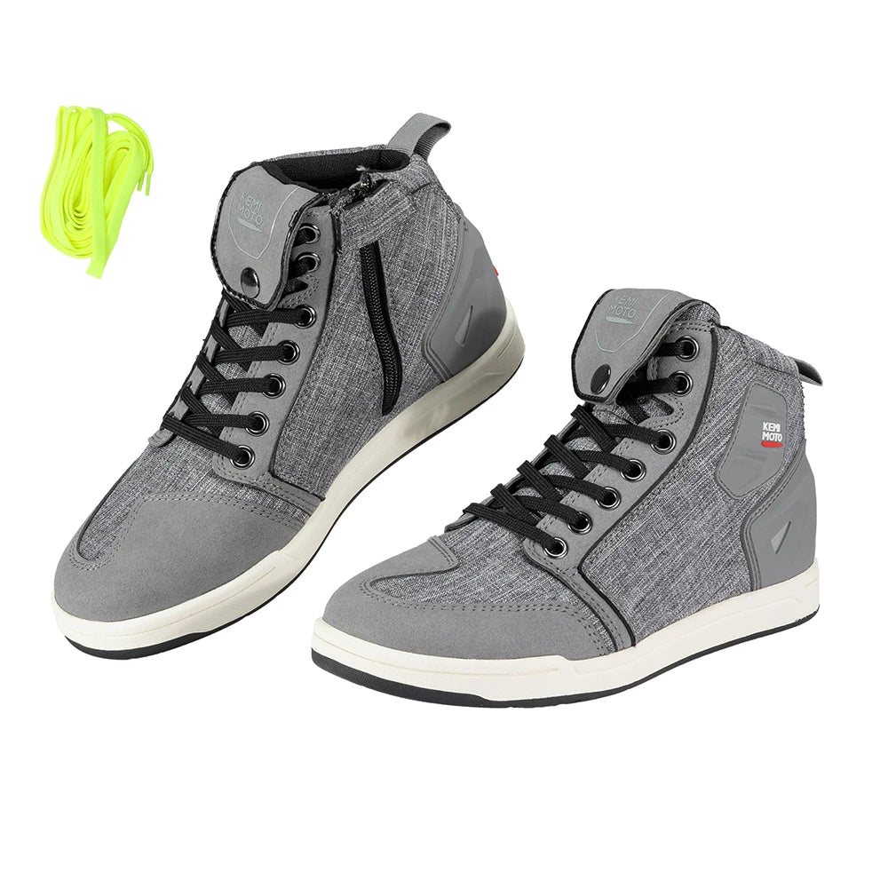 Motorcycle Boots Men High-top Shoes Summer Professional Riding Casual Anti-collision Anti-slip Cycling Protection Equipments