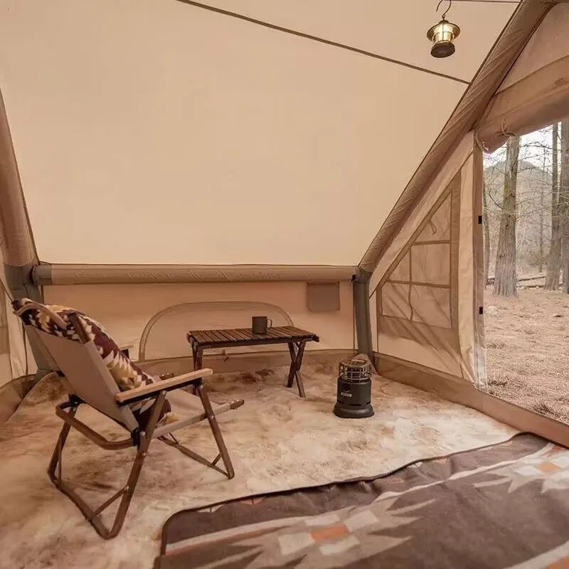 Oxford Cloth Camping Tents Outdoor Portable Quick Automatic Opening Inflatable Tent Rainproof Sun Protection Camping Equipment