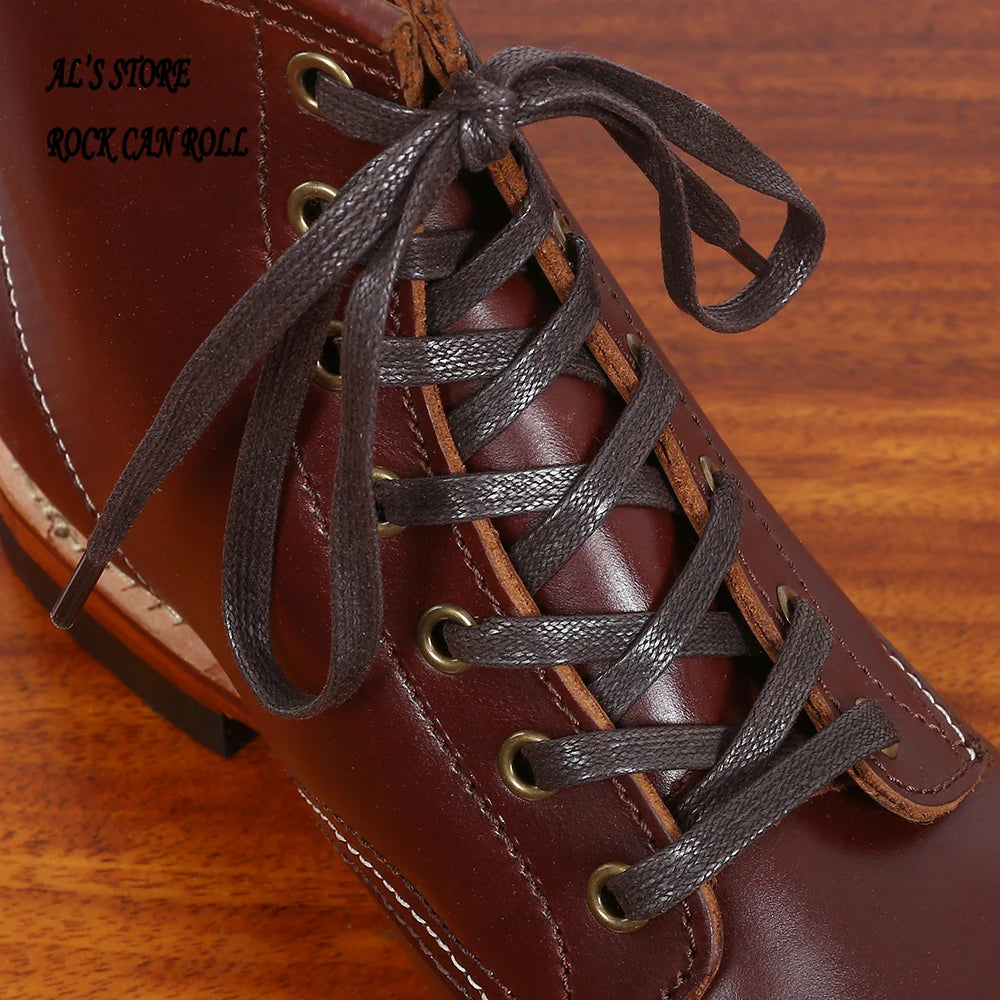 XW318 RockCanRoll Super Quality Size 35-52 Handmade Goodyear Welted Durable Italian Cowhide Boot Custom Made Available